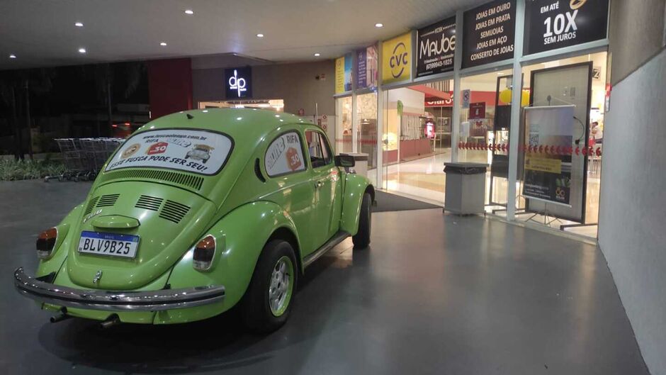 Fusca será rifado em prol do Cotolengo