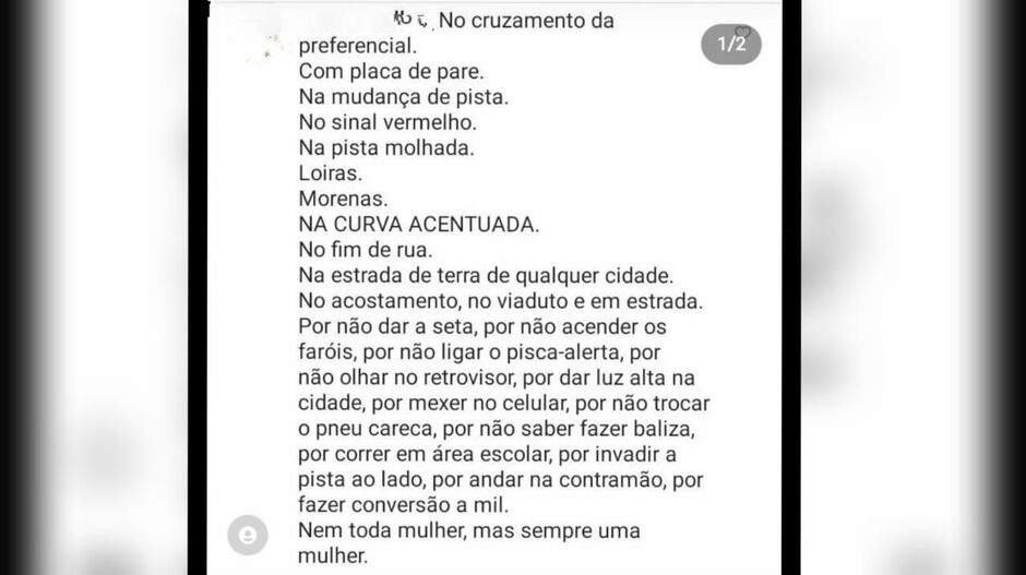 Texto feito pelo estudante de medicina da UFMS revoltou MS