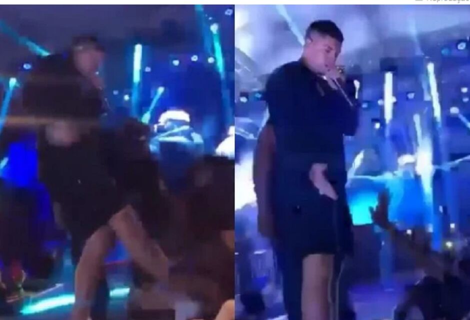 Rapper chutou fã