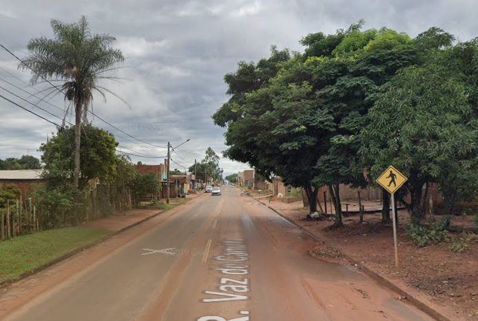 Rua onde o crime aconteceu