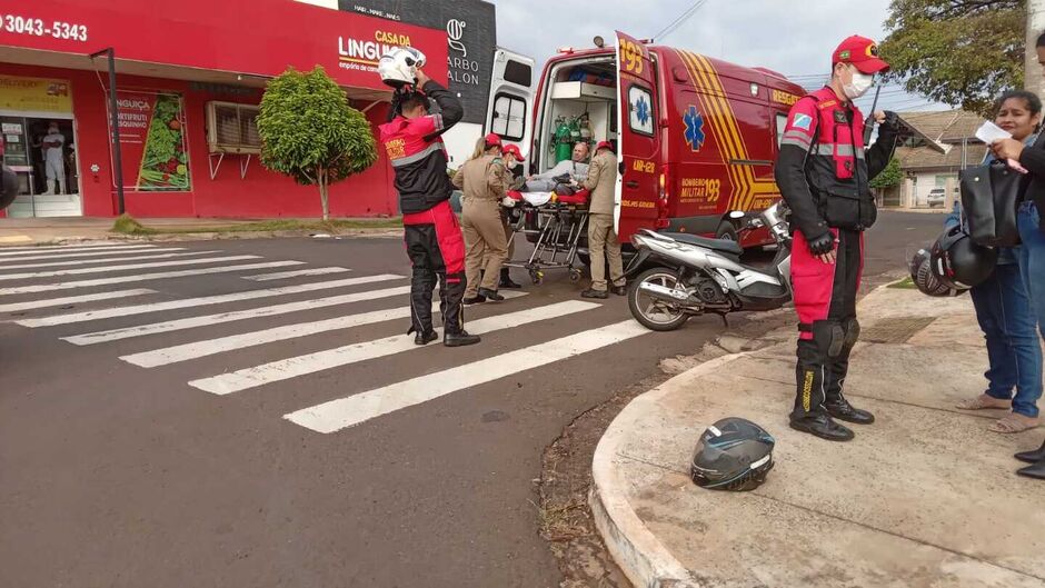 Motociclista foi encaminhado a UPA Coronel Antonino