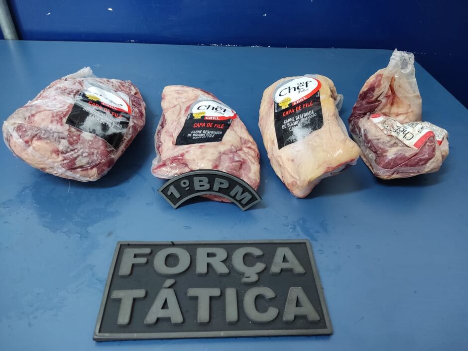 Parte das carnes furtadas foram recuperadas