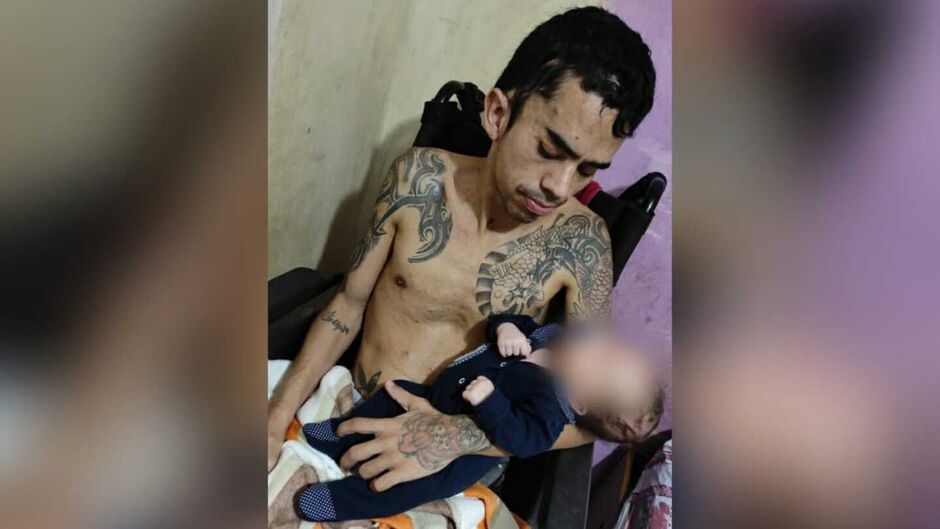 Pai está em estado grave e bebê precisa de fralda
