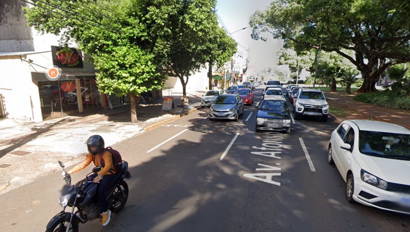 Rua onde a confusão aconteceu