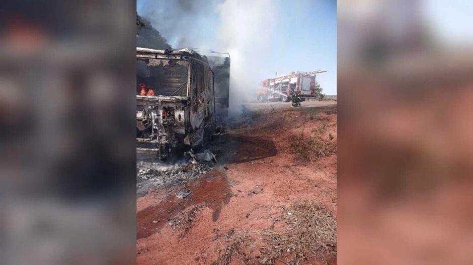 Fogo se espalhou rapidamente