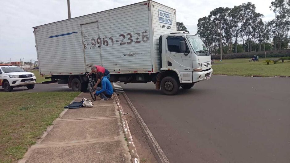 A vítima foi levada para a UPA Tiradentes 