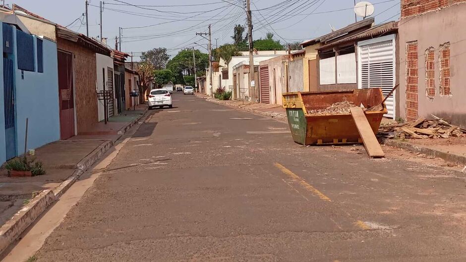 Rua onde o incidente aconteceu