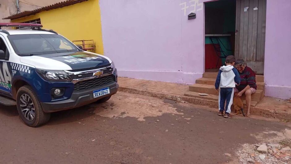 Idosa foi agredida pelo neto após chamar atenção dele