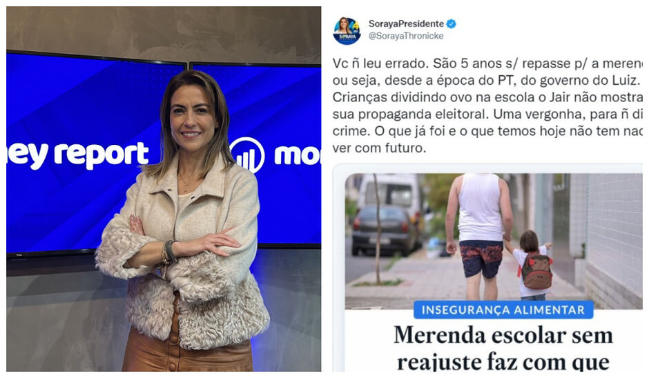 Soraya erra conta de matemática e culpa PT 