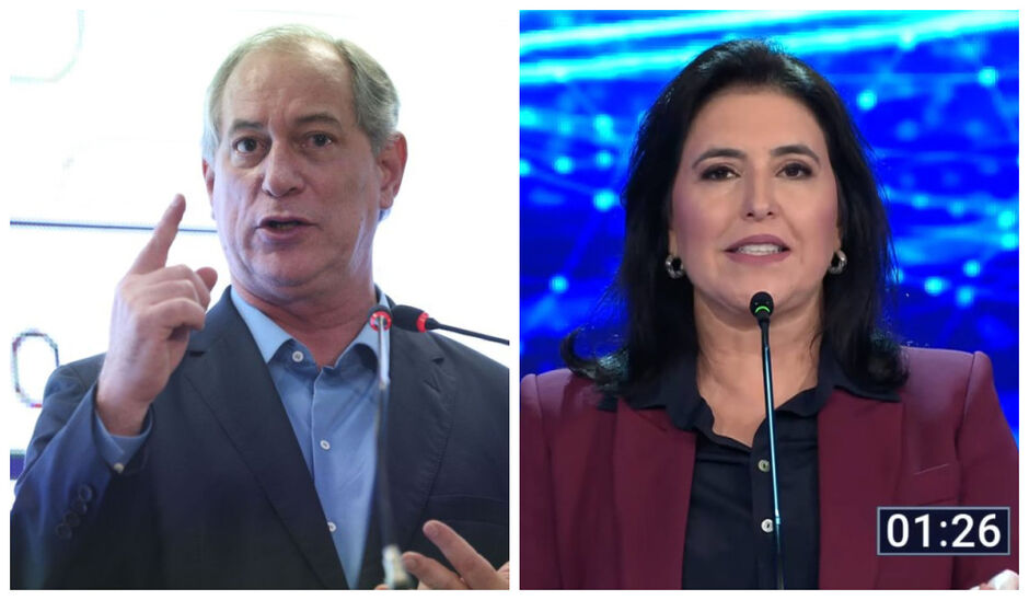 Ciro Gomes e Simone Tebet estão tecnicamente empatados