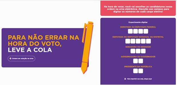 Eleitores vão votar em 5 candidatos esse ano