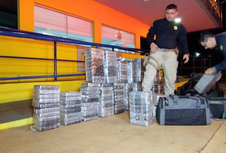 PRF realizou a apreensão da droga