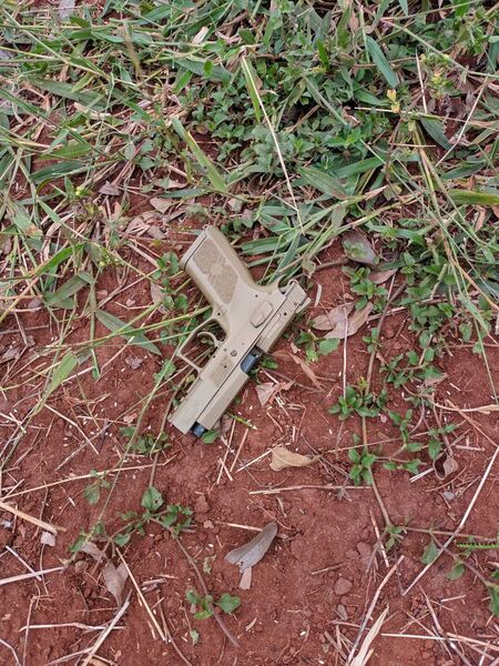 Denicio e Alex estavam em uma propriedade rural