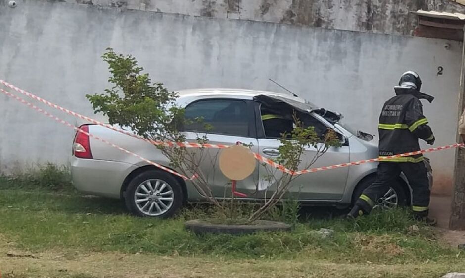 Explosão queimou gravemente motorista 