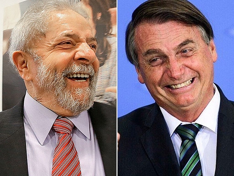 Lula tem 46% de intenções de voto