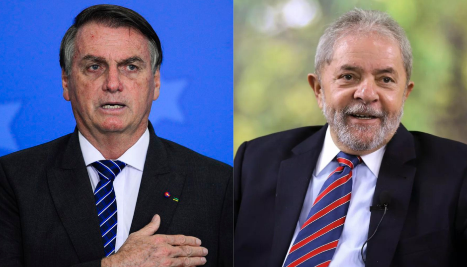 Bolsonaro está abaixo de Lula nas pesquisas