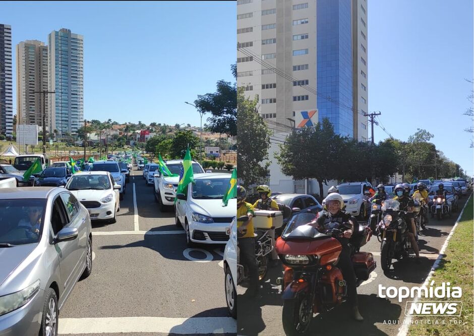 Empresários se manifestam pela "liberdade" em Campo Grande