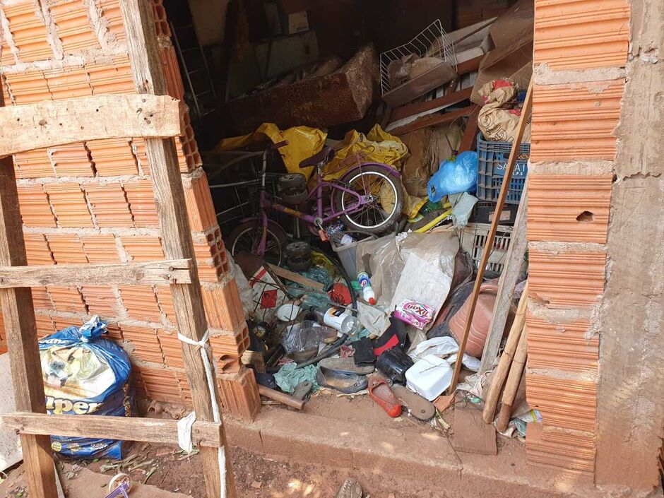 Situação da casa onde ocorreu a denúncia