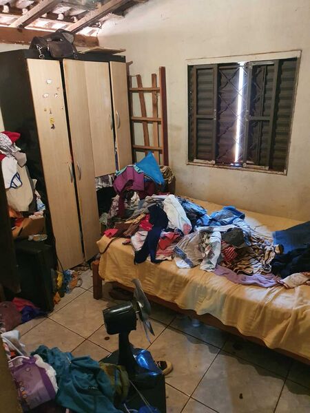 Situação da casa onde ocorreu a denúncia