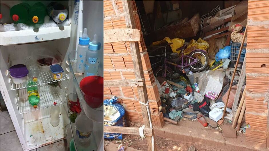 Situação da casa onde ocorreu a denúncia