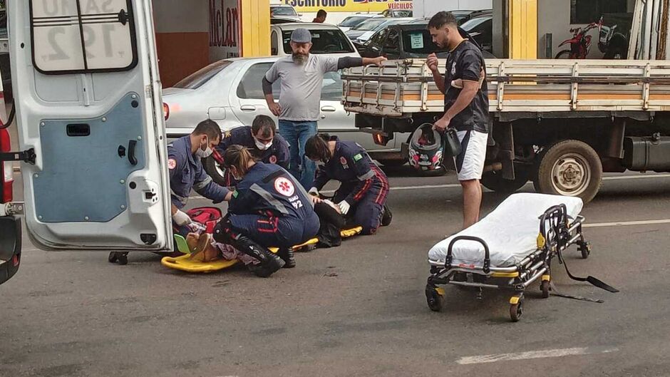 Acidente na Avenida Bandeirantes