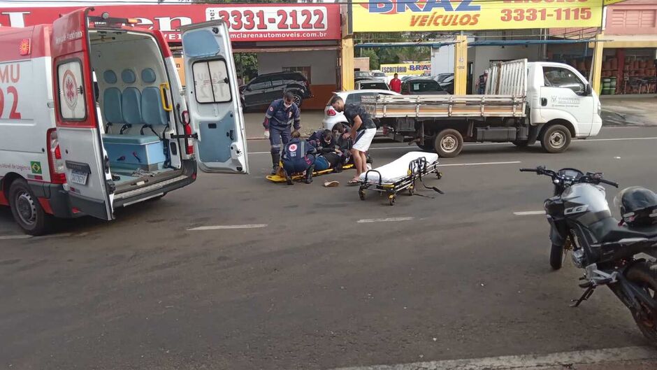 Acidente na Avenida Bandeirantes