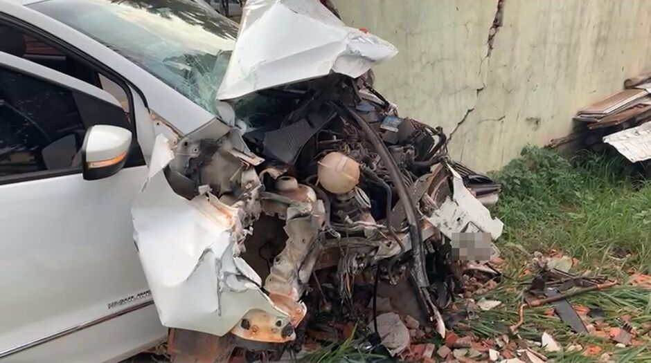 Acidente mobilizou PM e parou o trânsito