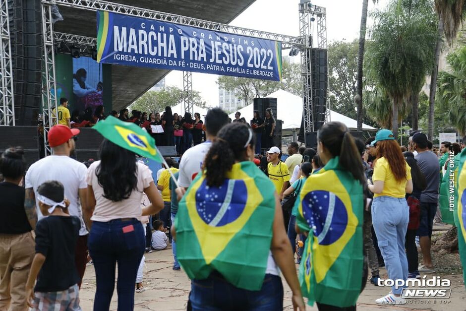 Marcha para Jesus na Praça do Rádio