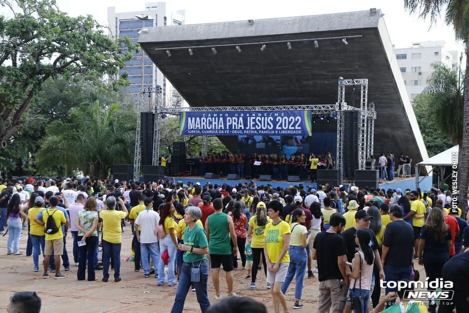 Marcha para Jesus na Praça do Rádio