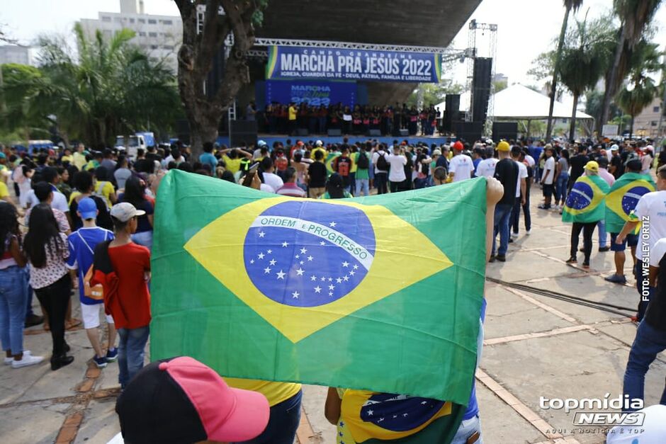 Marcha para Jesus na Praça do Rádio