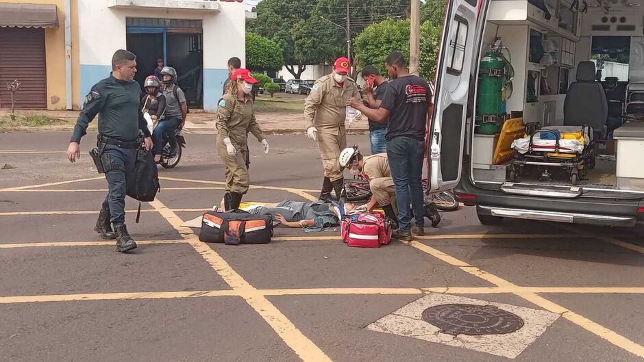 Acidente na Avenida das Bandeiras