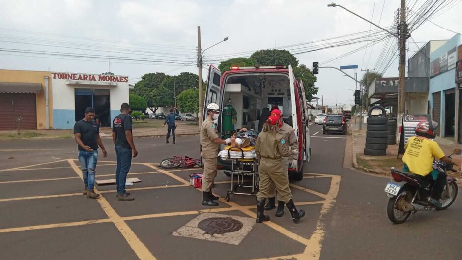 Acidente na Avenida das Bandeiras