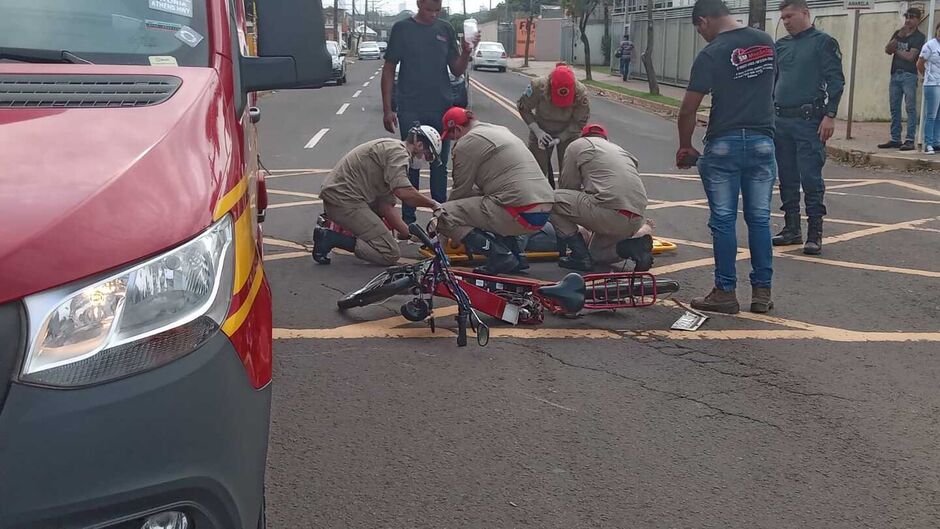 Acidente na Avenida das Bandeiras