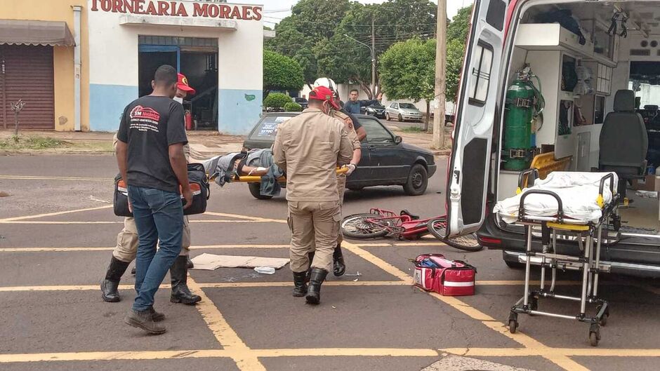 Acidente na Avenida das Bandeiras