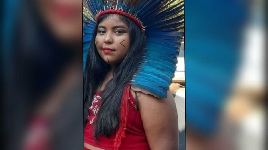 Anay Emanuele Domingos Cáceres morreu após cair da carroceria da caminhonete do avô