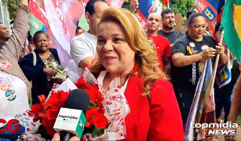 Giselle Marques se apresenta como candidata do Lula