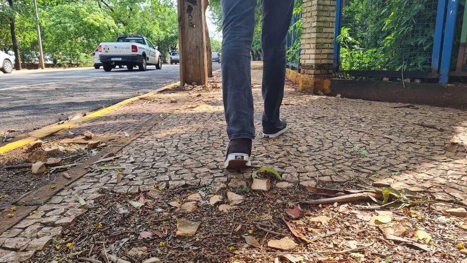 Algumas das entradas do parque estão fechadas