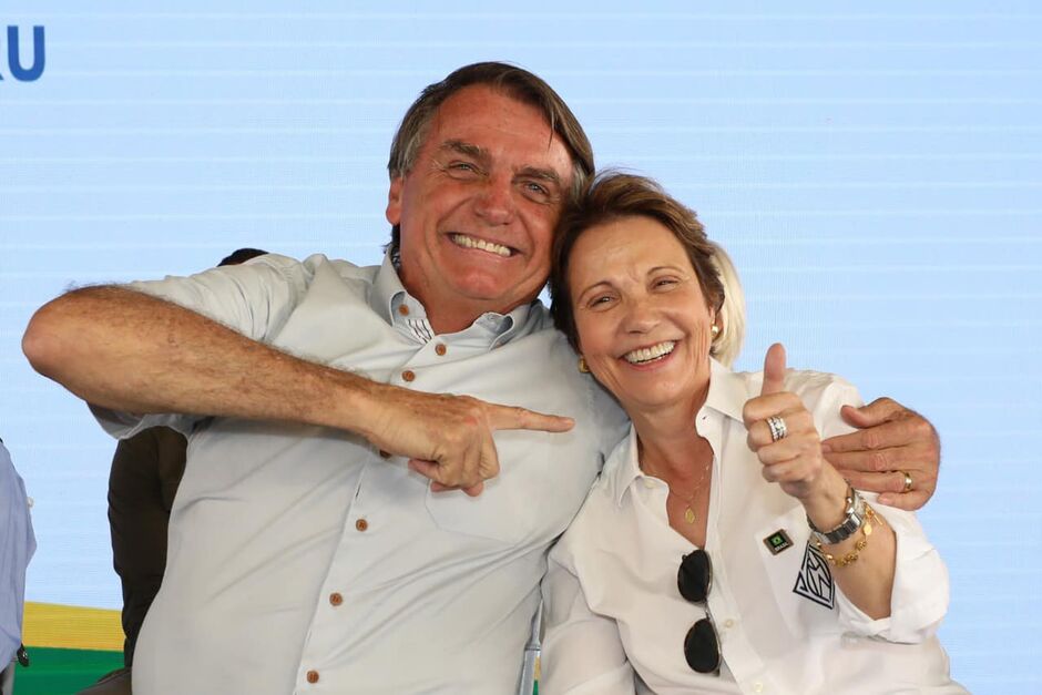 Jair Bolsonaro e Tereza Cristina