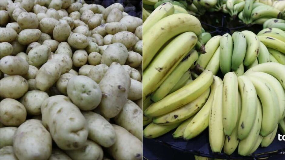 Batata e banana foram os grandes vilões da cesta básica em setembro