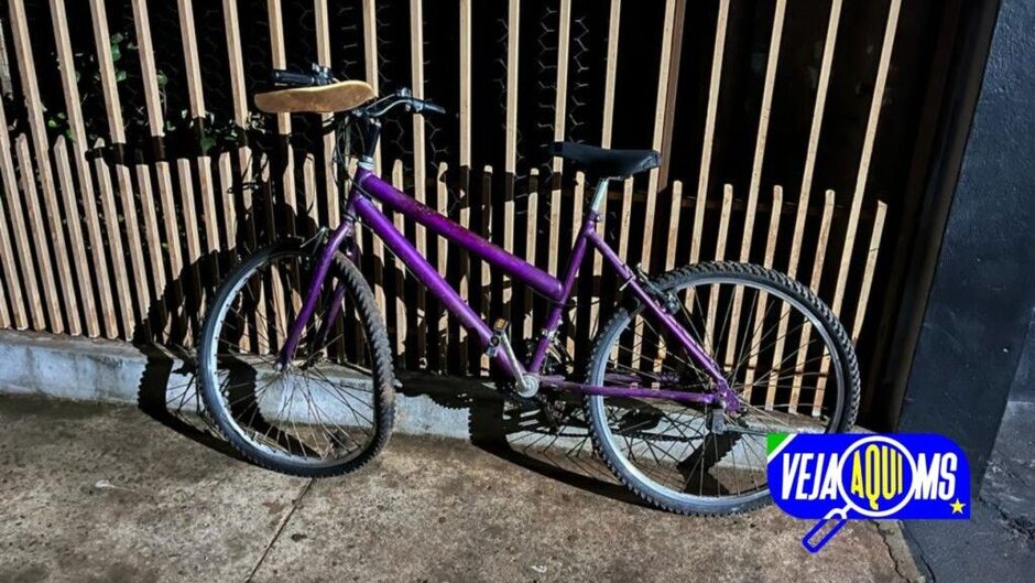 Bicicleta da segunda vítima da mulher 