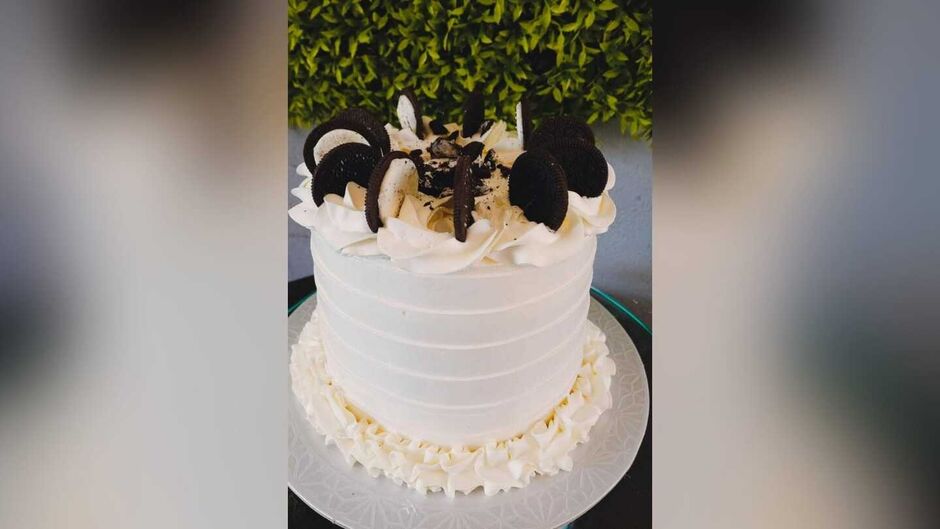 A confeiteira Miquely não gostou da mistura láctea