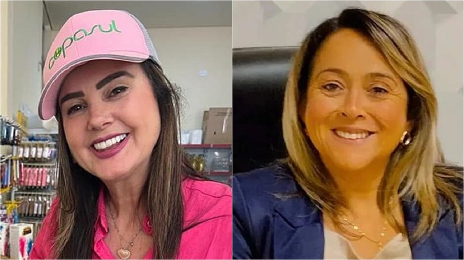 Mara, à esquerda e Lia Nogueira foram eleitas 