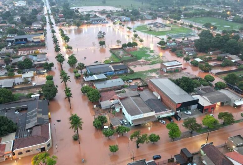 Município de Batayporã alagado