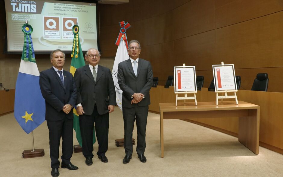 Desembargador celebrou conquista do TJMS 