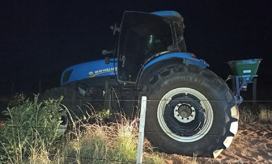 Tratorista morre atropelado em fazenda