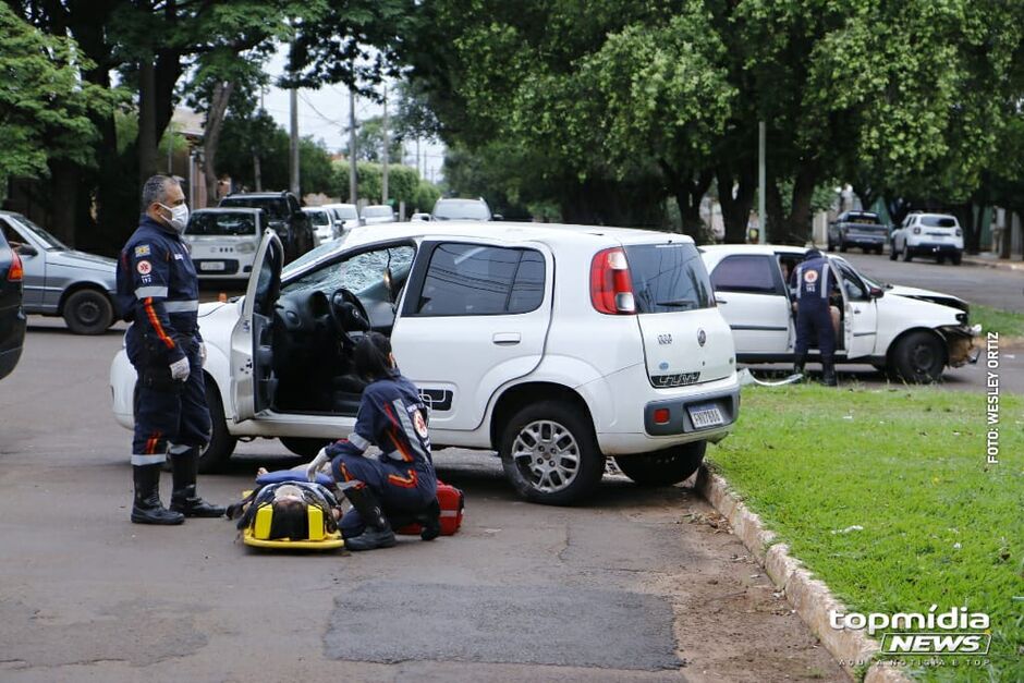 V&iacute;timas receberam os primeiros socorros ainda no local, mas apresentaram apenas ferimentos leves