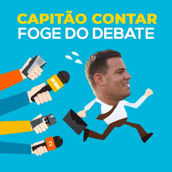 Capitão desistiu de debate e enviou desculpas de última hora