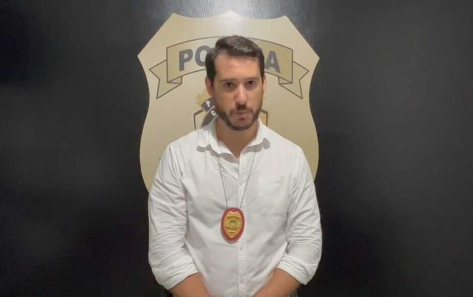 Delegado Felipe Rossato, titular da DP de Água Clara