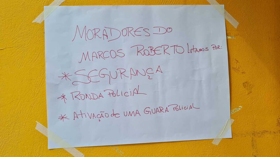 Protesto ocorreu após diversos casos de furtos e roubos