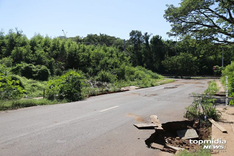 Risco de acidentes no local é grande